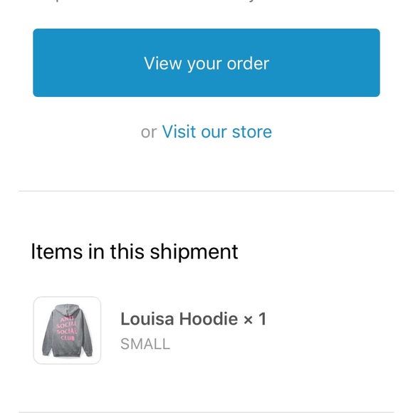 AntiSocialSocialClub Louisa Hoodie size S - Picture 3 of 7